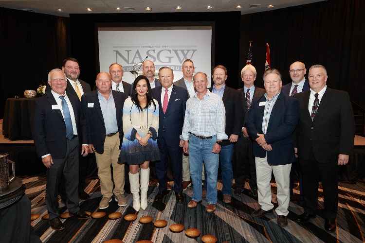 Award winners gather at the NASGW Annual Appreciation Awards and Dinner.